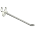 Azar Displays 6" Glass-Filled Nylon Hook: 0.287" Dia., PK50 800076-WHT